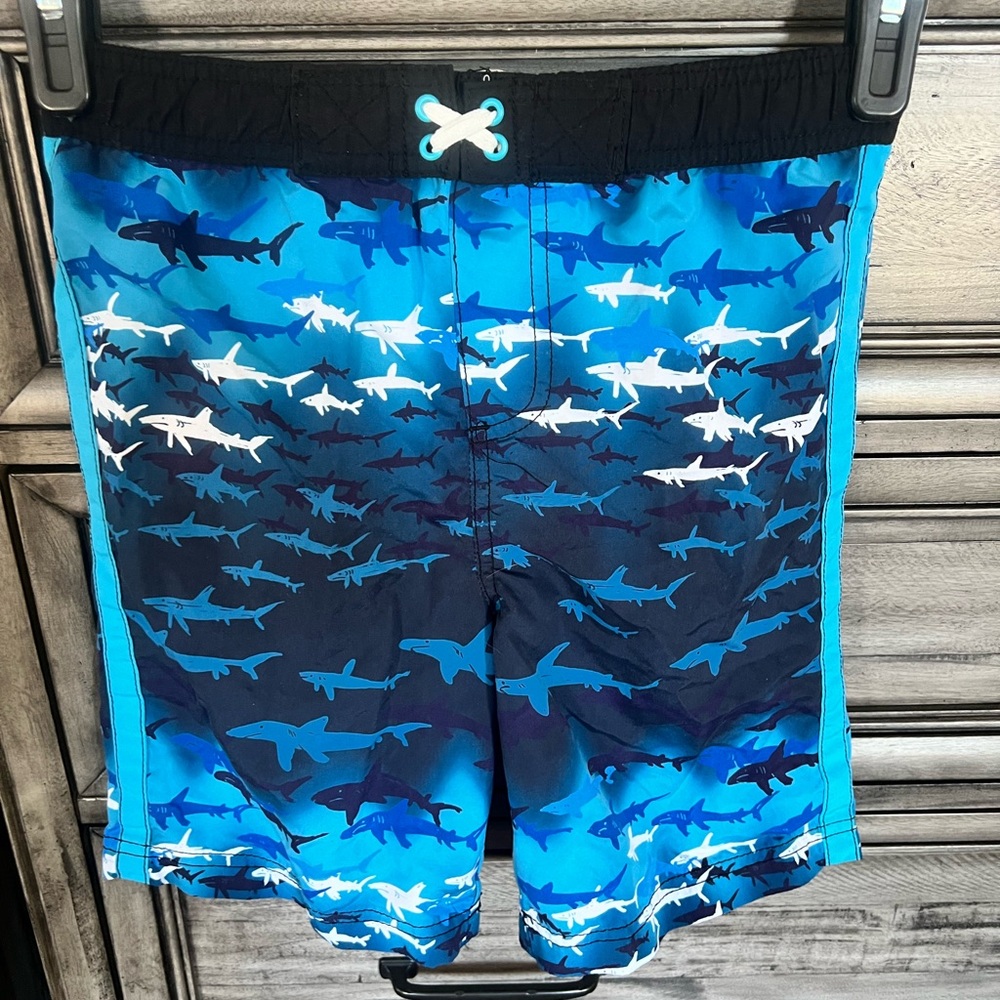 Xtreme- swim shorts for boys Size 10/12 Blue sharks